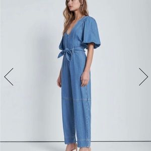 7 for all mankind puff jump suit